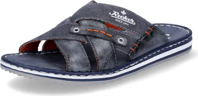 Produktbild von Rieker 21599 Herren Schuhe Clogs Pantoletten Weite G, Größe:46 EU, Farbe:Blau