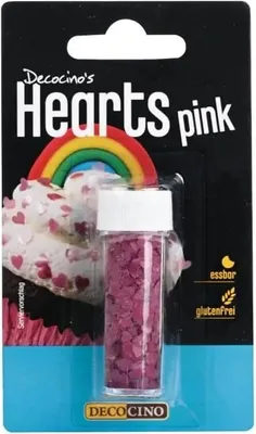 Produktbild von Streudekor Hearts, pink