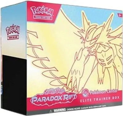Obrázek produktu pro Pokemon Paradox Rift Roaring Moon Pokemon Center Elite Trainer Box