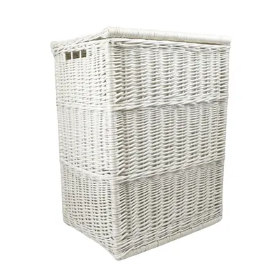 Obrázek produktu pro Proutěný prádelní koš Paulo 60 cm bělený