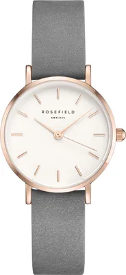 Produktbild von Rosefield 26WGR-264 Damen-Armbanduhr, Edelstahl-Gehäuse, Leder-Armband