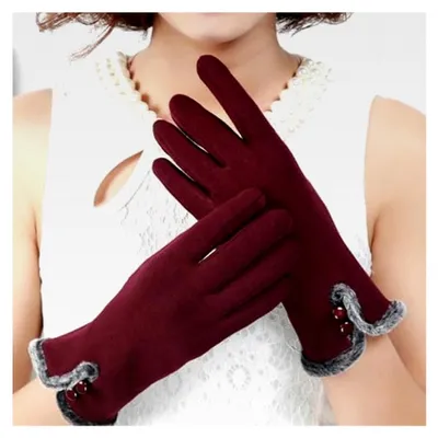 Produktbild von 2 Paar Warme Outdoor-Handschuhe für Damen, Winddichte Fahrradhandschuhe, Rutschfeste Handschuhe
