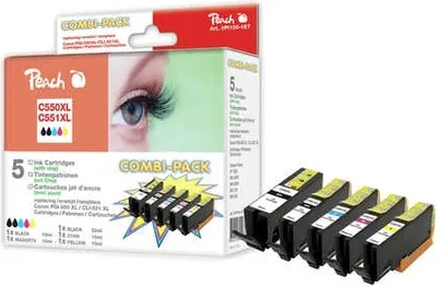 Produktbild von Tinte Spar Pack PI100-167 (kompatibel zu Canon PGI-550XL, CLI-551XL)