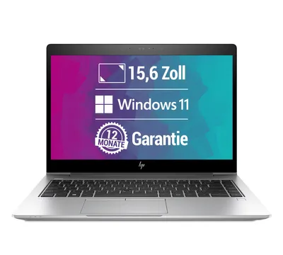 Produktbild von HP EliteBook 840 G5 14 Zoll Laptop - Intel Core i5-8350U bis zu 4x 3,6 GHz - 8GB RAM - 512GB SSD Windows 11 Pro - Webcam