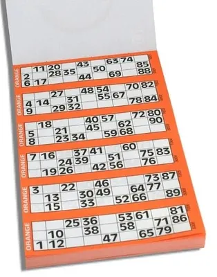 Produktbild von Bingo Karten, Ticket - Block, für 1-90 Bingo Spiel