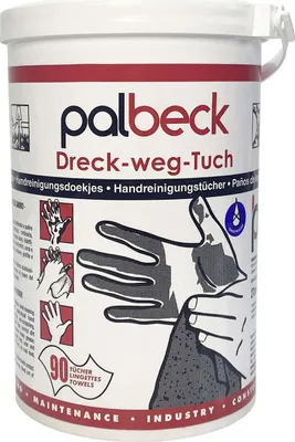 Produktbild von Palbeck Handreinigungstücher Dreck-Weg-Tuch 90 Tücher