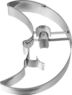 Produktbild von BIRKMANN Ausstechform Mond, 8 cm, Edelstahl, mit Innenprägung, 194182