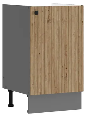 Produktbild von Küche AVA Artisan Spülenunterschrank 50 Lamellenoptik Küchenzeile Einbauküche
