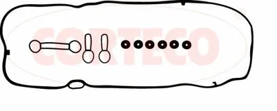 Image de 10x CORTECO kit de joints de culasse couvercle de soupape pour HONDA CIVIC VIII Hatchback (FN, FK) 440515P