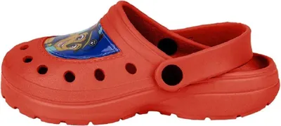 Produktbild von Paw Patrol Badesandalen für Kinder – Rutschfeste Clogs für den Strand und Garten Rot 24/25