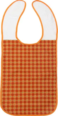 Produktbild von Lätzchen für Erwachsene, 45x107 cm, orange, 100% Polyester mit Polyurethan-Schicht