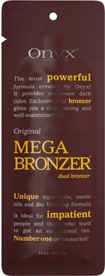 Obrázok produktu pre Onyx Mega Bronzer Double Tanning Bronzer