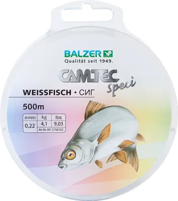 Produktbild von Balzer Camtec Speci Weissfisch 0,20mm, 500m | Monofile Schnur