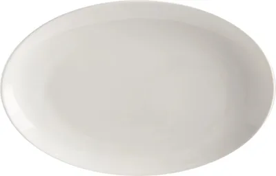 Image de Maxwell & Williams White Basics Plateau ovale, Plat de service, Porcelaine, Blanc, 25 x 16 cm, AX0393