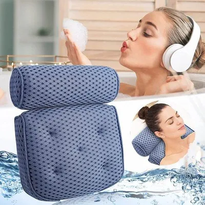 Produktbild von Luftkissen für den Whirlpool mit Aerobefeinheit und 7 Düsen, bietet Erleichterung für den Nacken, den Schultern, die Schulterblätter und den Rücken, ideal für Whirlpools und Home-Spa-Anwendungen.