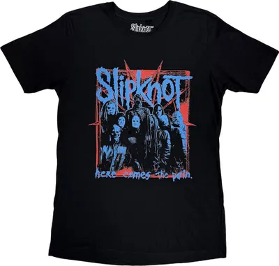 Image de Slipknot - "Here Comes The Pain" T-shirt unie pour homme/femme, impression au dos RO15050 (S) (Noir)