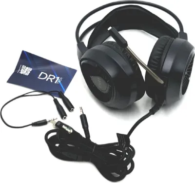 Produktbild von DR1TECH FireScout LED Gaming Headset PC Kopfhörer über 21,51 Mikrofon Kabel