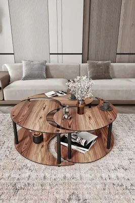 A living room setting with a couch and a coffee table.