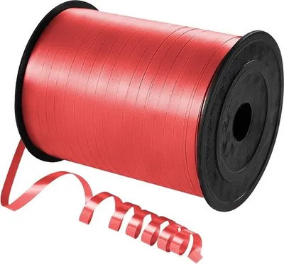 Immagine prodotto di Nastro per palloncini: 500 metri x 6 mm, rosso - amscan