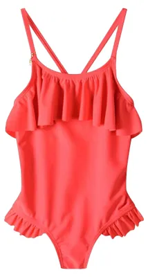 Image de Minoti - Maillot de bain pour fille MN256 (110) (corail)