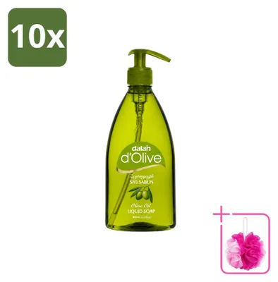 Produktbild von 10 x Dalan d'Olive Flüssigseife - Pflegend mit Olivenöl - 400 ml - Sparpackung - 10 Stücke