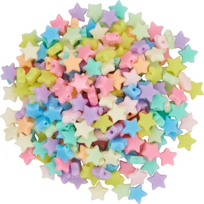 Produktbild von VBS Perlen "Sterne", 40 g 10 mm