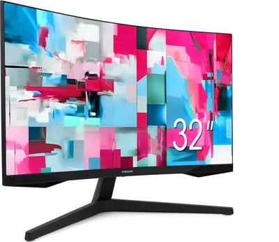Obrázok produktu pre Samsung C32G53TQBU, 81,3 cm (32"), 2560 x 1440 px, Wide Quad HD, LED, 1 ms, Čierna