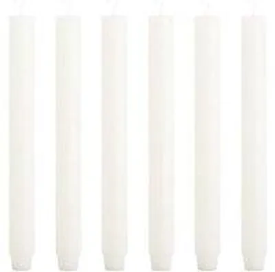 Immagine prodotto di Candele a forma di cactus – Bianche – 6 pezzi – 30 cm – Diametro 2,6 cm