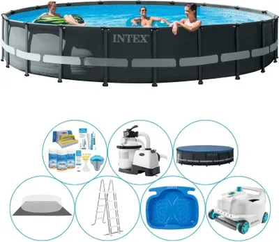 Zdjęcie produktu dla Zestaw basenowy All in 1 - Intex Ultra XTR Frame Rund 610x122 cm