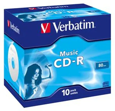 Produktbild von Verbatim Music CD-R, Schmuckkasten