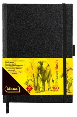 Zdjęcie produktu dla Szkicownik Mix A5 80 kartek 110g/m² z gumką i uchwytem na ołówek