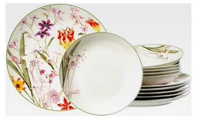 Produktbild von Tafelservice Flora, 12-teilig, aus Porzellan