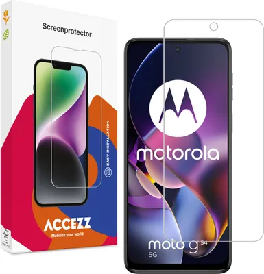 Obrázek produktu pro Motorola Moto G54 Ochrana displeje: Accezz Gehard Glas Screenprotector - Transparent