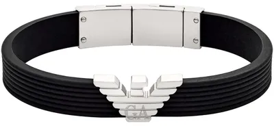 Zdjęcie produktu dla Bransoletki Emporio Armani Silver Collection Eagle Logo - męskie