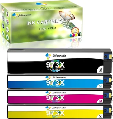 Produktbild von Tintenpatronen für Drucker – 4er-Set in Farbe
