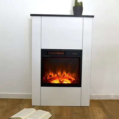 Produktbild von Glow Fire Elektrokamin 'Thasos ' | LED Standkamin mit Heizung (1500 W) | HxBxT: 100x65x24cm