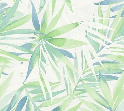 Obrázek produktu pro A.S. Création netkaná tapeta design jungle by Laura N. tapeta modrozelená 10,05 m x 0,53 m 341251 34125-1