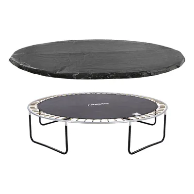 Produktbild von AREBOS plachta na trampolínu Ø 244 cm černá odolná proti roztržení a UV záření plachta odolná proti povětrnostním vlivům ochranný kryt na trampolínu kryt proti dešti