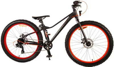 Obrázok produktu pre Detský bicykel Volare Gradient - chlapčenský - 26 palcov - čierno-oranžový - 7 prevodov - Prime Collection