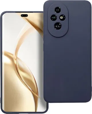 Produktbild von Matte Handyhülle – Ultra Slim & Stoßfest kompatibel mit Honor 200 Blau