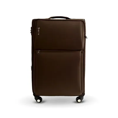 Zdjęcie produktu dla Wzek, Rorik Destination, tekstylny, 28 cali, 97 L, 804728 cm, zamek byskawiczny z zamkiem szyfrowym, kka 360, teleskopowa rczka, brzowy