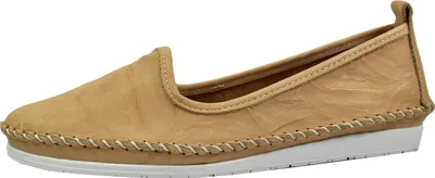 Produktbild von Andrea Conti Damen Mokassins Leder Ballerina casual bequem kombistark 0027449, Größe:40 EU, Farbe:Beige