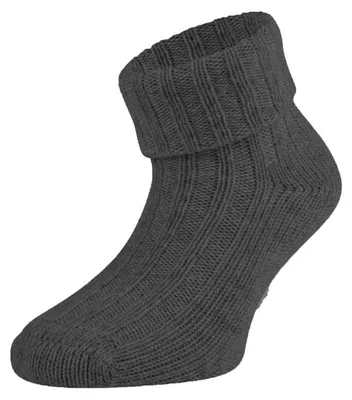 Produktbild von Babysocken aus biologischer Wolle – Anthrazit – 27-30