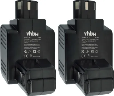 Produktbild von vhbw 2x Akku kompatibel mit Hilti TE 5 A Werkzeug (3000 mAh, NiMH, 24 V)