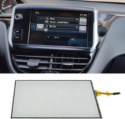 Image de Pour Peugeot 208 2008 308 / Citroen C5 Car Contact Screen Digitizer Display Touch Screen LAM070G004A GCX156AKM
