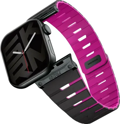 Produktbild von Skinarma Gemini Armband Für Apple Watch 42/41/40 Mm Mitternacht