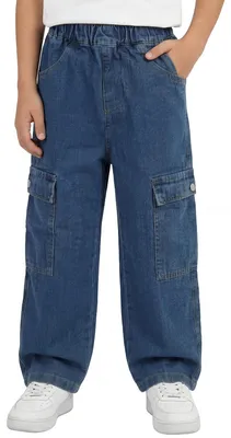 Productafbeelding van Solidchoice - Baggy Jeans voor Jongens, Casual Cargo Pants