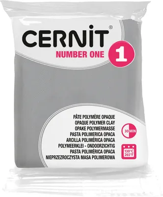 Obrázok produktu pre Cernit Polymer Clay N°1 Polymérová hmota Grey 56 g