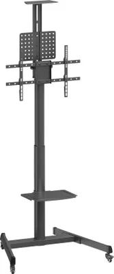 Obrázok produktu pre SHOWGEAR Flatscreen Trolley 9 Pre 37" - 70", výškovo nastaviteľný a naklápateľný