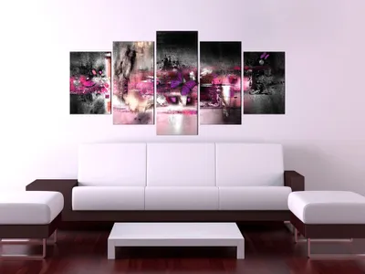 Zdjęcie produktu dla Obraz akustyczny abstrakcyjny 200x100 cm obrazy pianka akustyczna wysokowydajny pochłaniacz dźwięku izolacja akustyczna płótno 5 szt fototapeta akustyka pomieszczenia izolacja akustyczna 020115-2